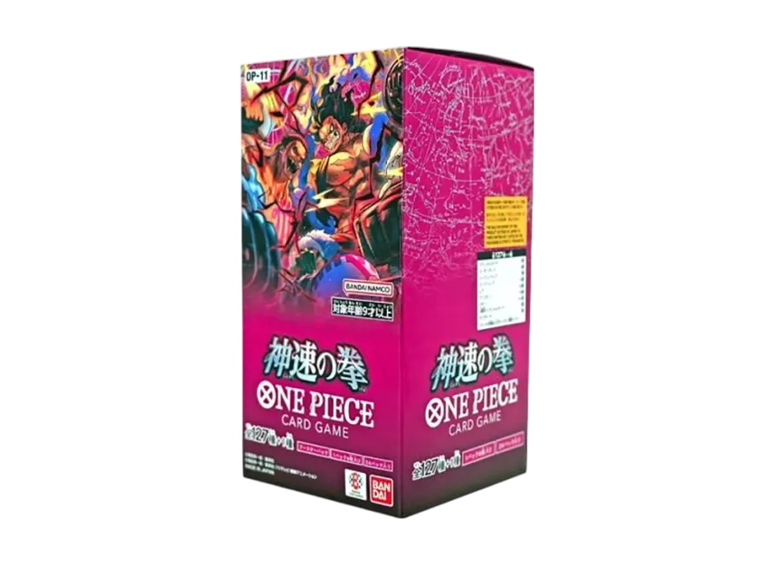 One Piece Card Game Booster Pack "Fist of Godspeed" Box OP-11