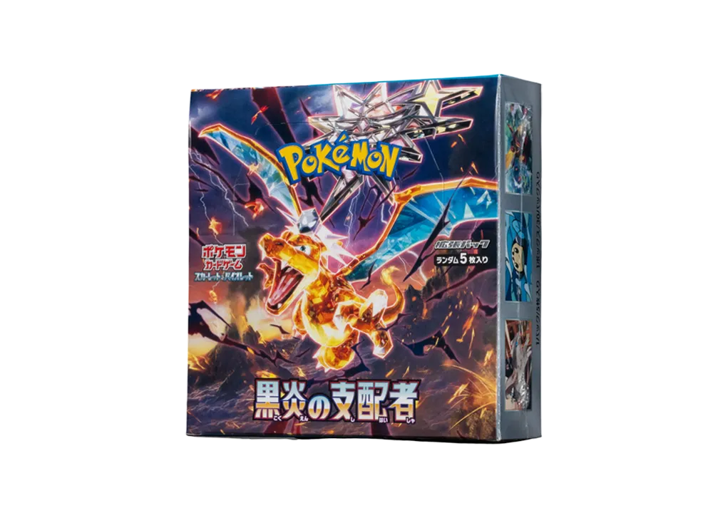 Pokemon Card Game Scarlet & Violet Expansion Pack "Ruler of the Black Flame" Box SV3