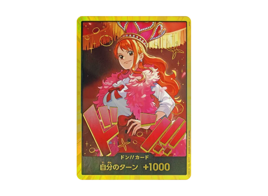 【PSA10】 Don!! Card: Nami Super Parallel (Extra Booster "One Piece Heroines Edition")