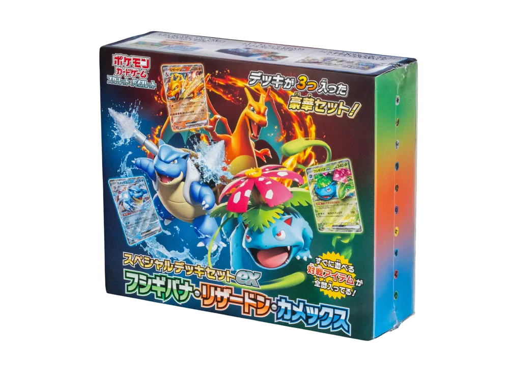 Pokemon Card Game Scarlet & Violet Special Deck Set ex "Venusaur, Charizard & Blastoise" SVG-B