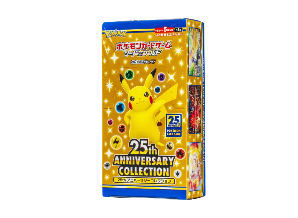 Pokemon Card Game Sword & Shield Expansion Pack 25th Anniversary Collection Box