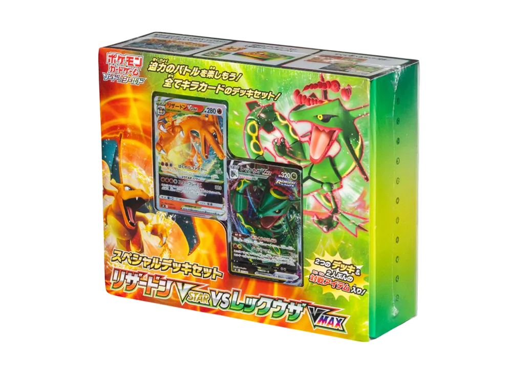Pokemon Card Game Sword & Shield Special Deck Set Charizard VSTAR vs Rayquaza VMAX