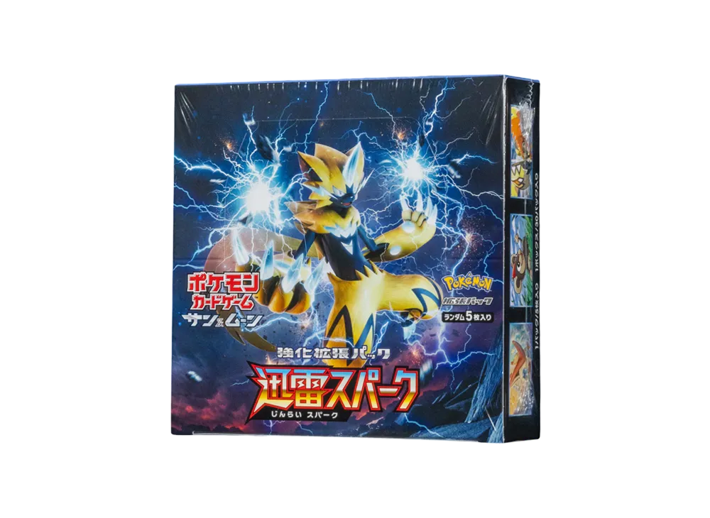 Pokemon Card Game Sun & Moon Expansion Pack Thunderclap Spark Box