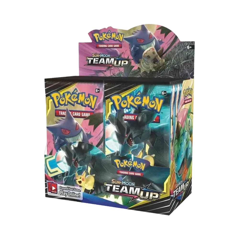 【For pricing, please contact us via Instagram DM】 TEU Pokémon TCG (English Version) Sun & Moon Team Up Booster Display Box