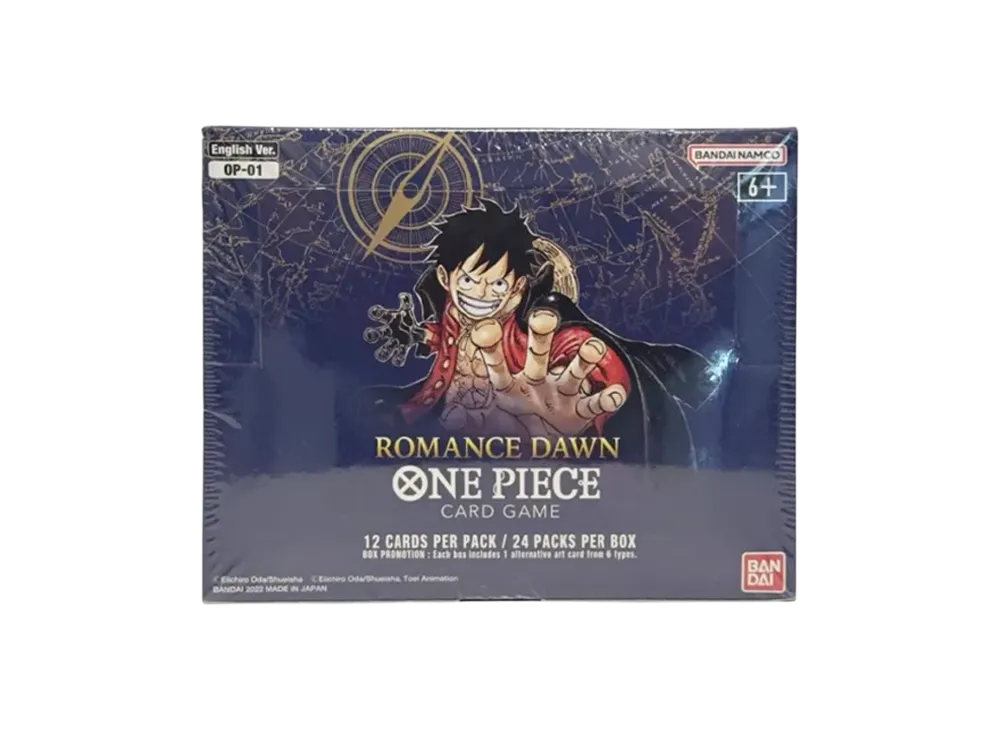 ONE PIECE Card Game Booster Pack ROMANCE DAWNEnglish Version Reprint(Rectangular) Box OPC-EN-TCG-OP-01 OP-01