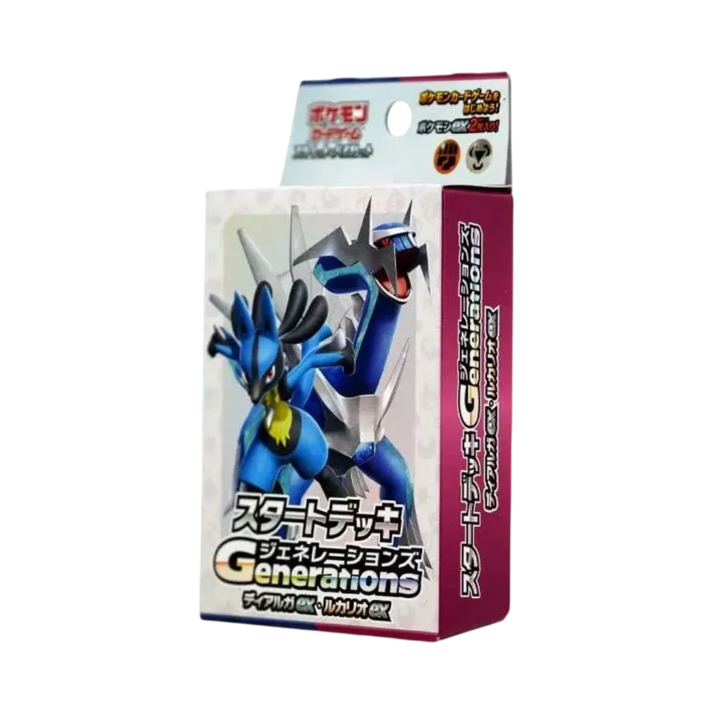 【For pricing, please contact us via Instagram DM】 SVM Pokémon TCG: Scarlet & Violet Start Deck Generations"Dialgaex・Lucarioex"
