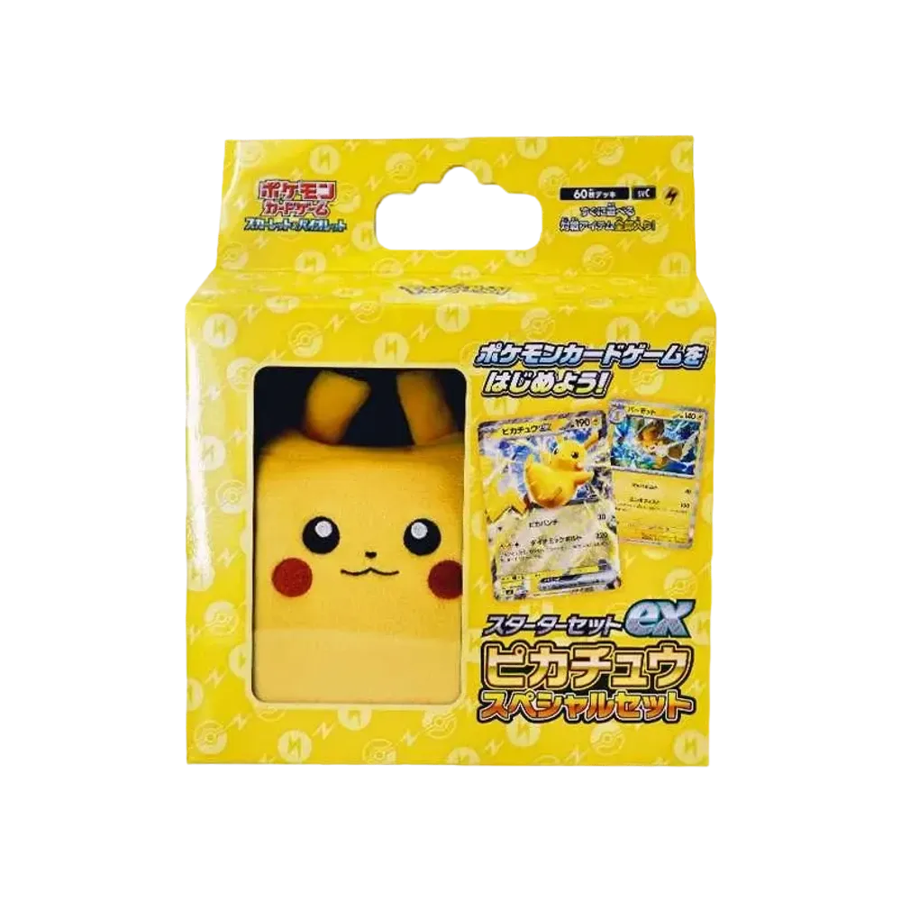 【For pricing, please contact us via Instagram DM】 SVC Pokémon TCG: Scarlet & Violet Starter Set ex"PikachuSpecial Set"