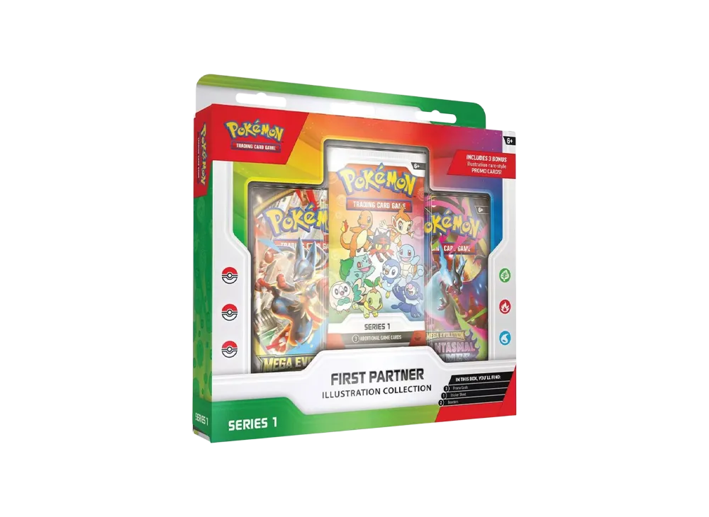 Pokemon Card Game MEGA English Version Mega Evolution "First Partner Illustration Collection Series 1" en-FPIC1