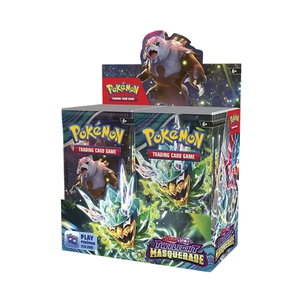 【For pricing, please contact us via Instagram DM】 TWM Pokémon TCG (English Version)Scarlet & Violet Twilight Masquerade Booster Display Box