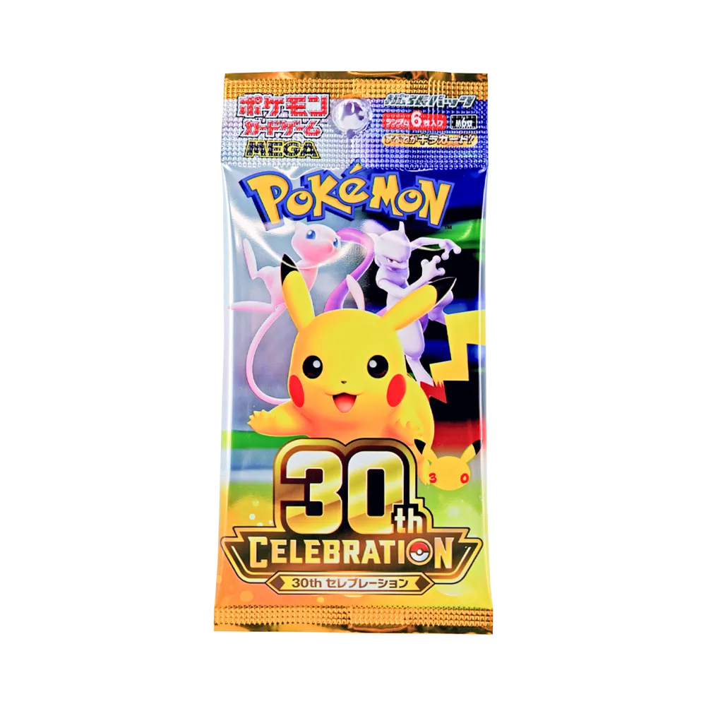 【M6a】 Pokémon TCG: Mega Evolution Expansion Pack 30th CELEBRATION Pack
