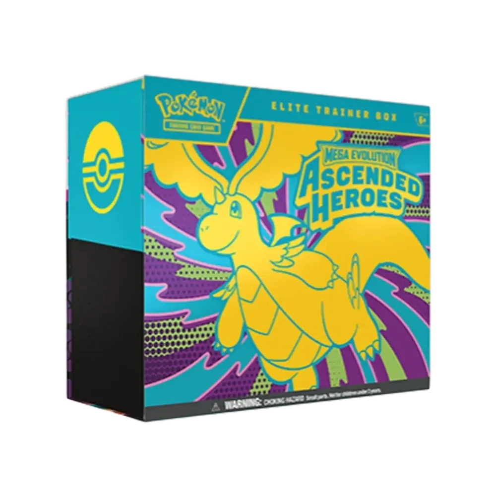 【ASC】 Pokémon TCG (Versione Inglese) Mega Evolution Ascended Heroes Elite Trainer Box