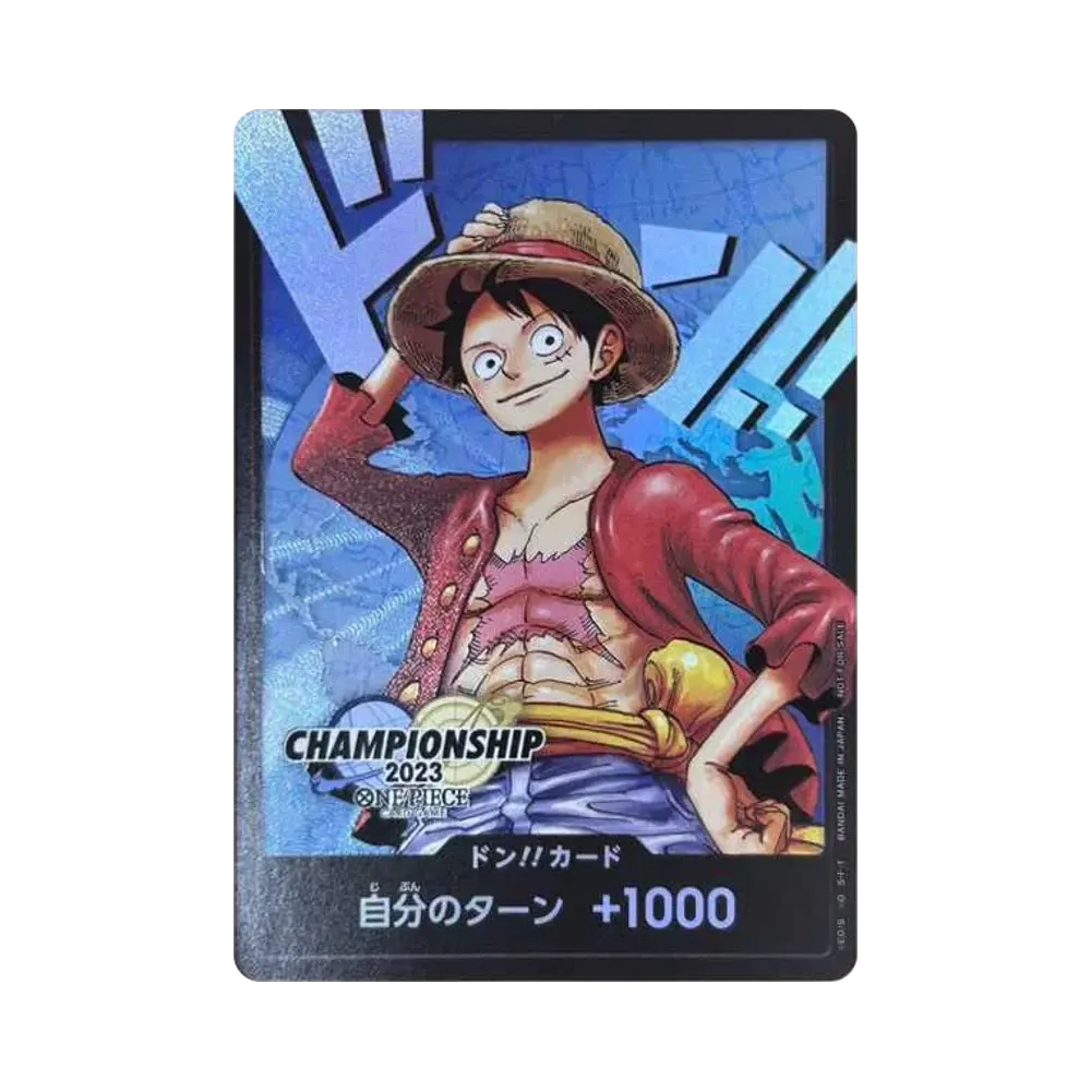 【PSA10】 DON!! Card : Monkey.D.Luffy (Carta promozionale "Premio commemorativo Championship2023 WaRudoFinal)