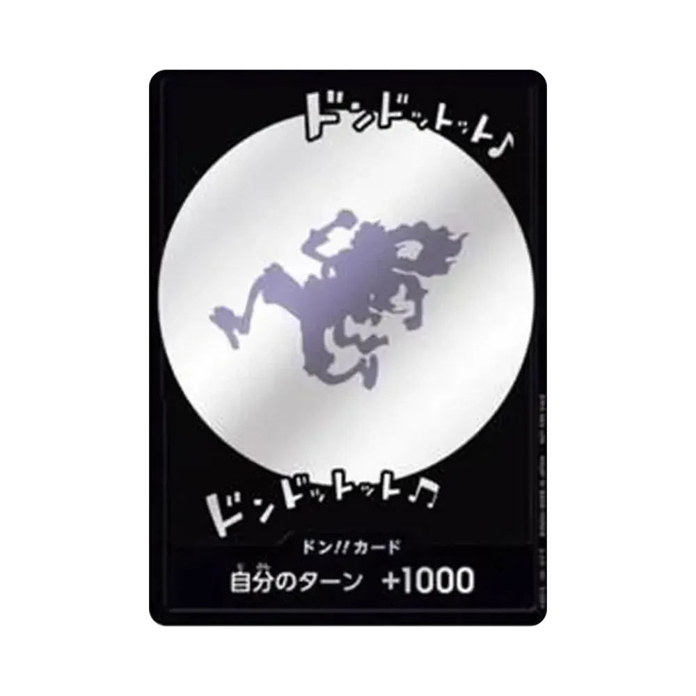 【Unberührt】 DON!!-Karte: Gear 5 Nika (Promokarte „Ein-Jahres-Jubiläum POP UP“