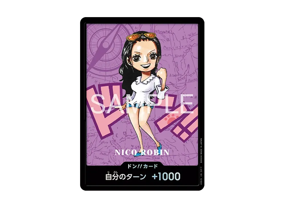【Raw】 DON!! Card : Nico Robin (Premium Card Collection"KumamotoSpecial