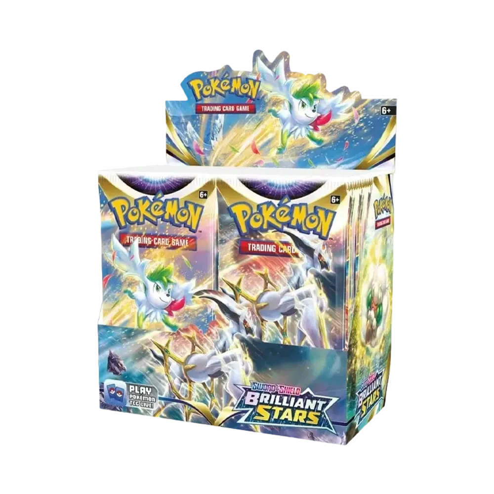 【For pricing, please contact us via Instagram DM】 BLS Pokémon TCG (English Version) Sword & Shield Brilliant Stars Booster Display Box