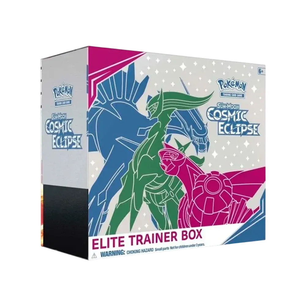 【For pricing, please contact us via Instagram DM】 SM Pokémon TCG (English Version)Sun & Moon Cosmic Eclipse Elite Trainer Box