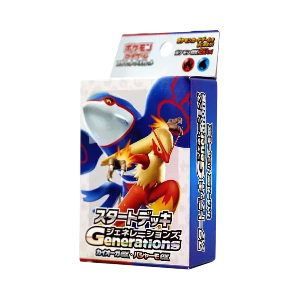 【SVM0h】 Pokémon TCG: Scarlet & Violet Start Deck Generations Kyogre ex & Blaziken ex