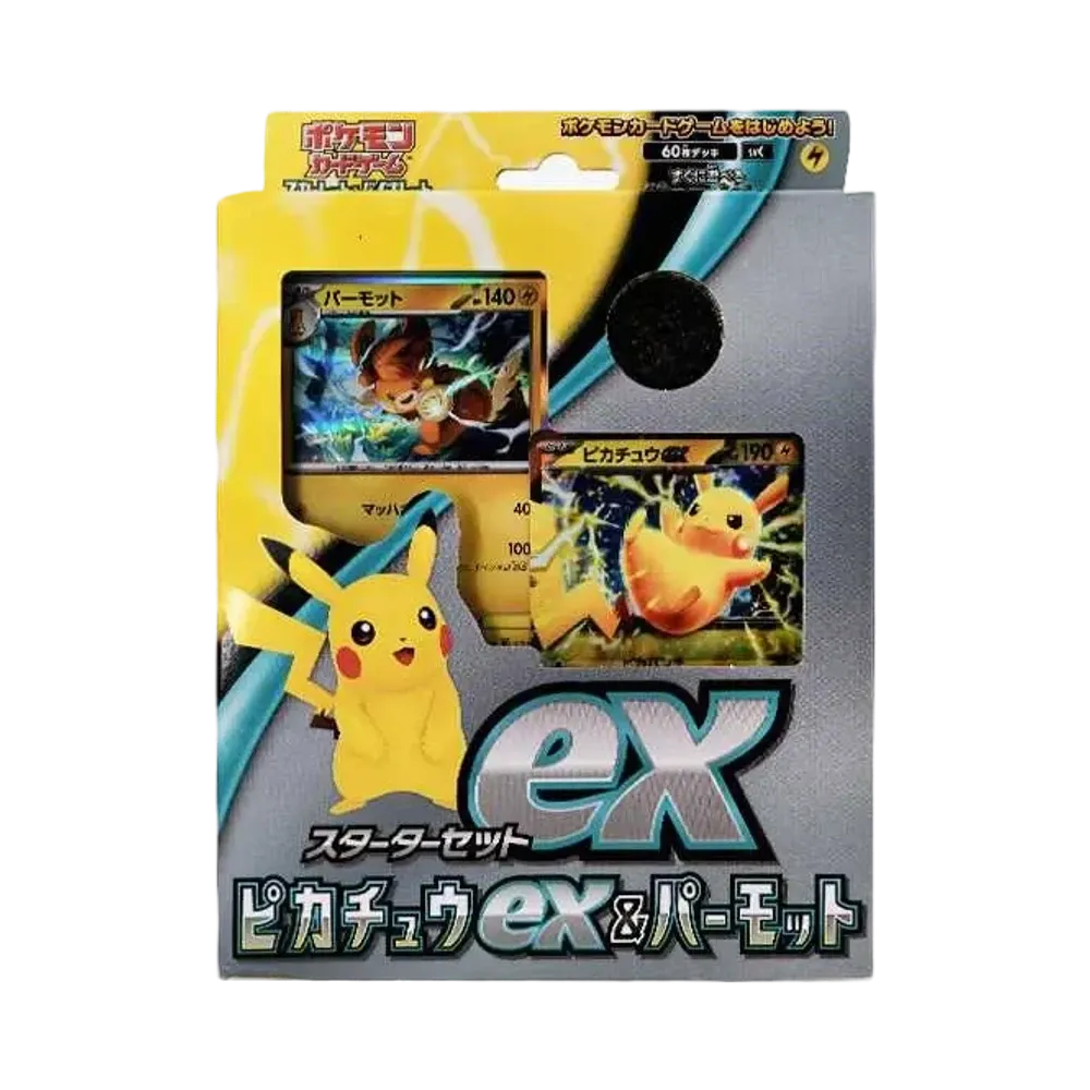 【SVC】 Pokémon TCG: Scarlet & Violet Starter Set ex Pikachu ex&Pawmot