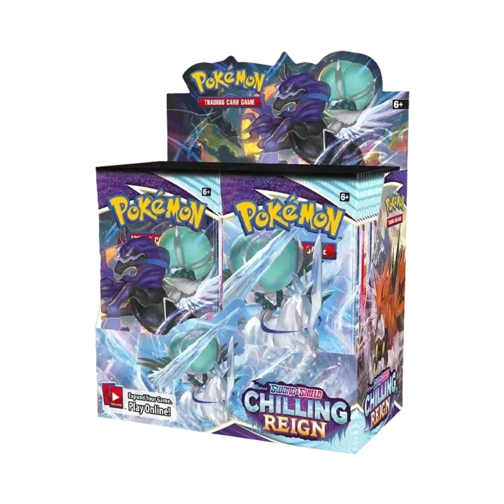 【For pricing, please contact us via Instagram DM】 CHR Pokémon TCG (English Version) Sword & Shield Chilling Reign Booster Display Box