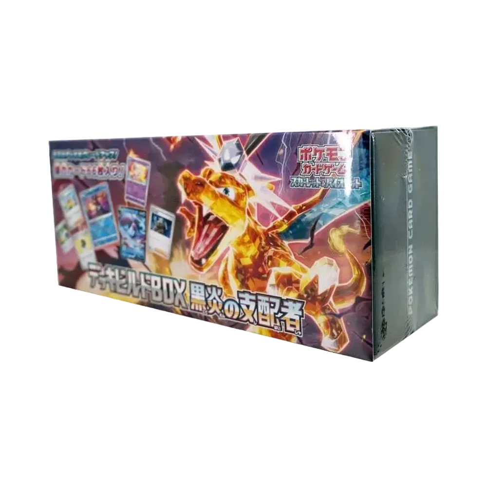 【For pricing, please contact us via Instagram DM】 SV3 Pokémon TCG: Scarlet & Violet Deck Build Box Ruler of the Black Flame