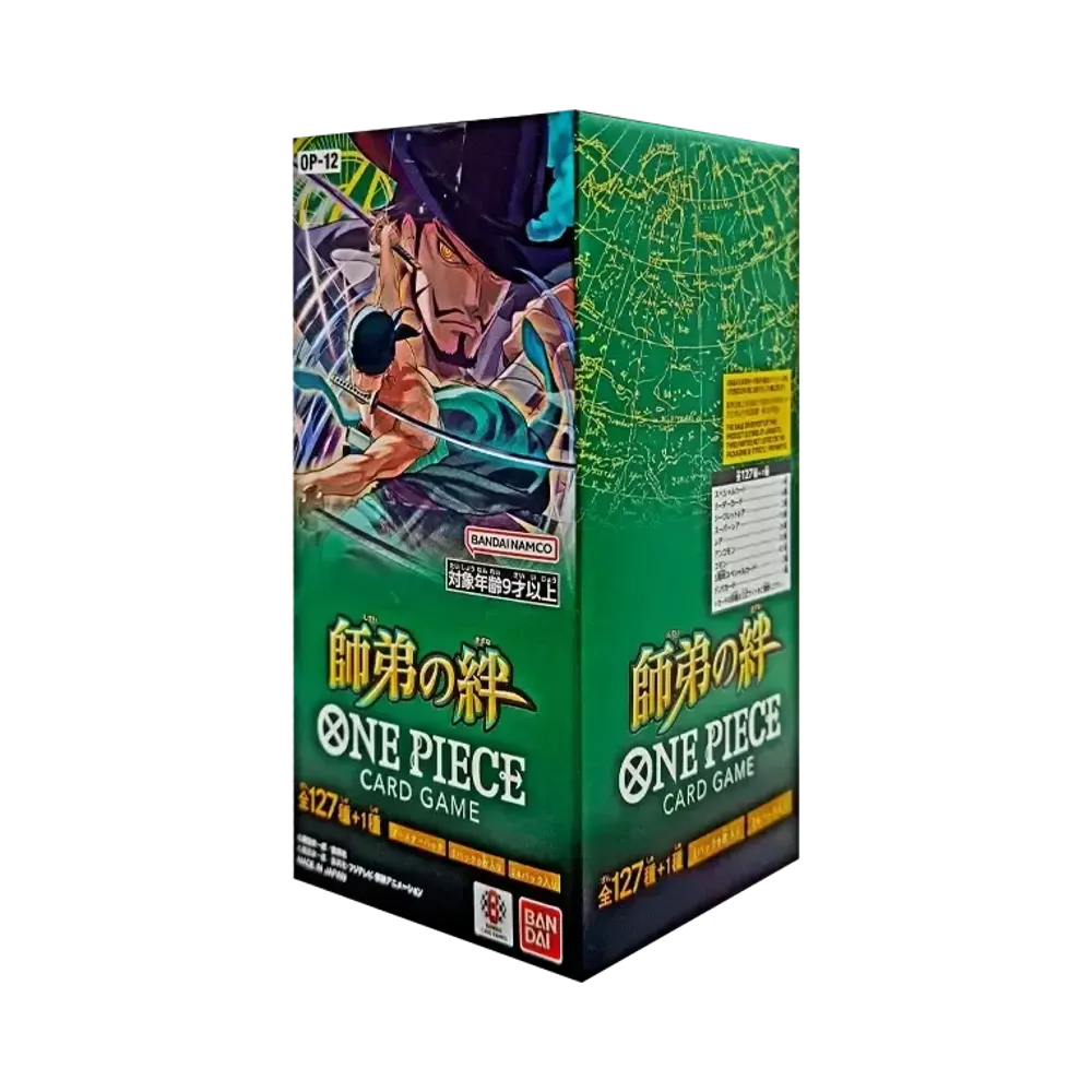 【For pricing, please contact us via Instagram DM】 OP-12 ONE PIECE Card Game Booster Pack"Bonds of Master and Disciple"Box