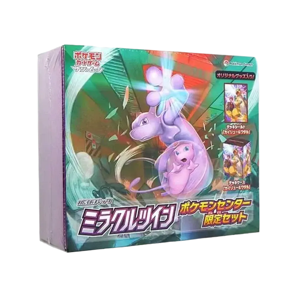 【For pricing, please contact us via Instagram DM】 Pokémon TCG: Sun & Moon Expansion Pack Miracle Twin Pokémon Center Limited Set
