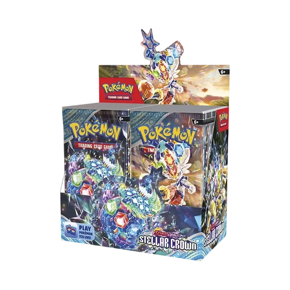 【For pricing, please contact us via Instagram DM】 SCR Pokémon TCG (English Version)Scarlet & Violet Stellar Crown Booster Display Box