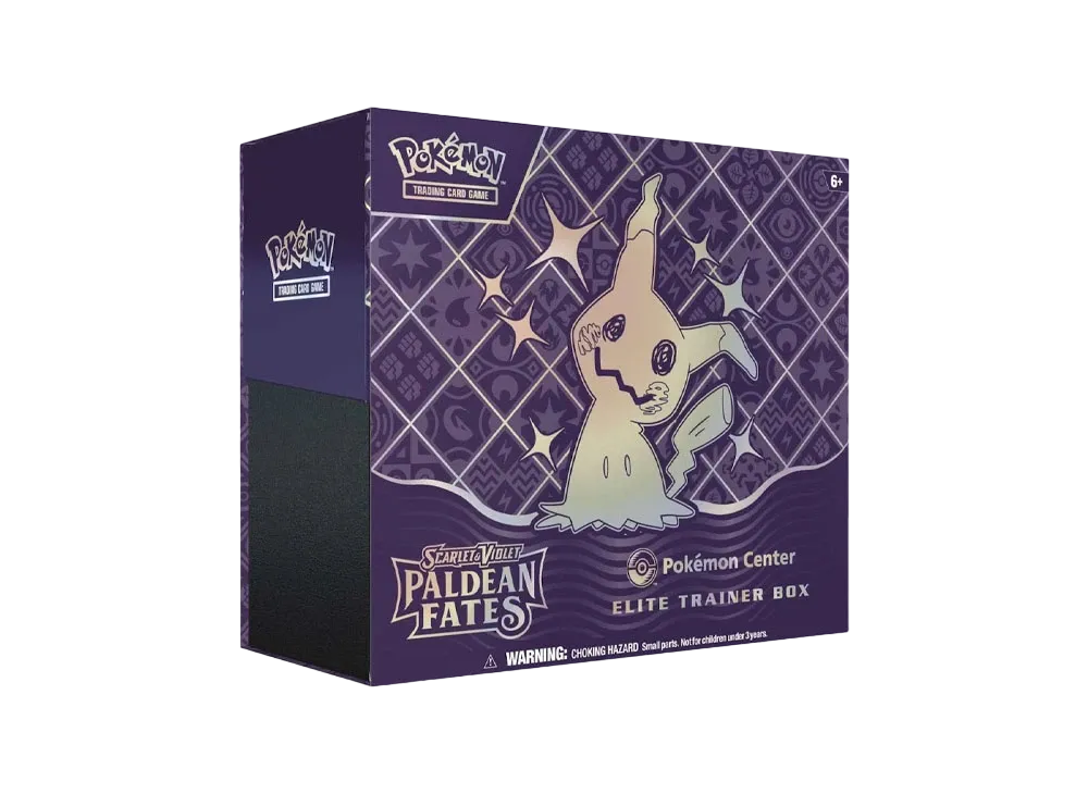 Pokemon Card Game English Version Scarlet & Violet Paldean Fates Pokemon Center Elite Trainer Box en-PLF-ETB