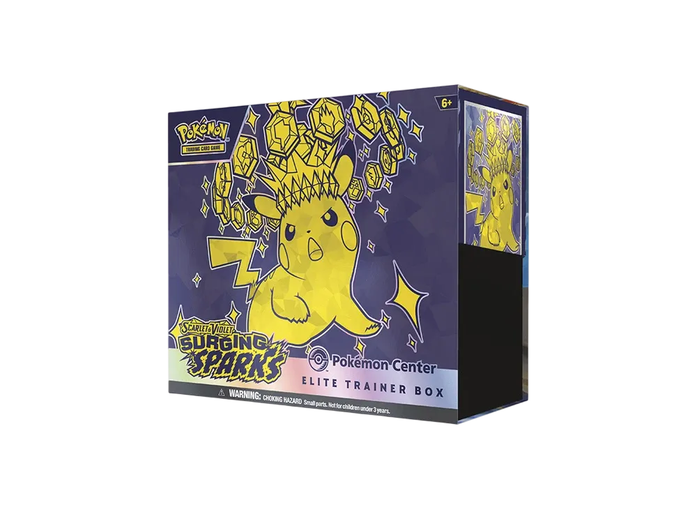 Pokemon Card Game English Version Scarlet & Violet Surging Sparks Pokemon Center Exclusive Elite Trainer Box en-SSP EN-PCETB