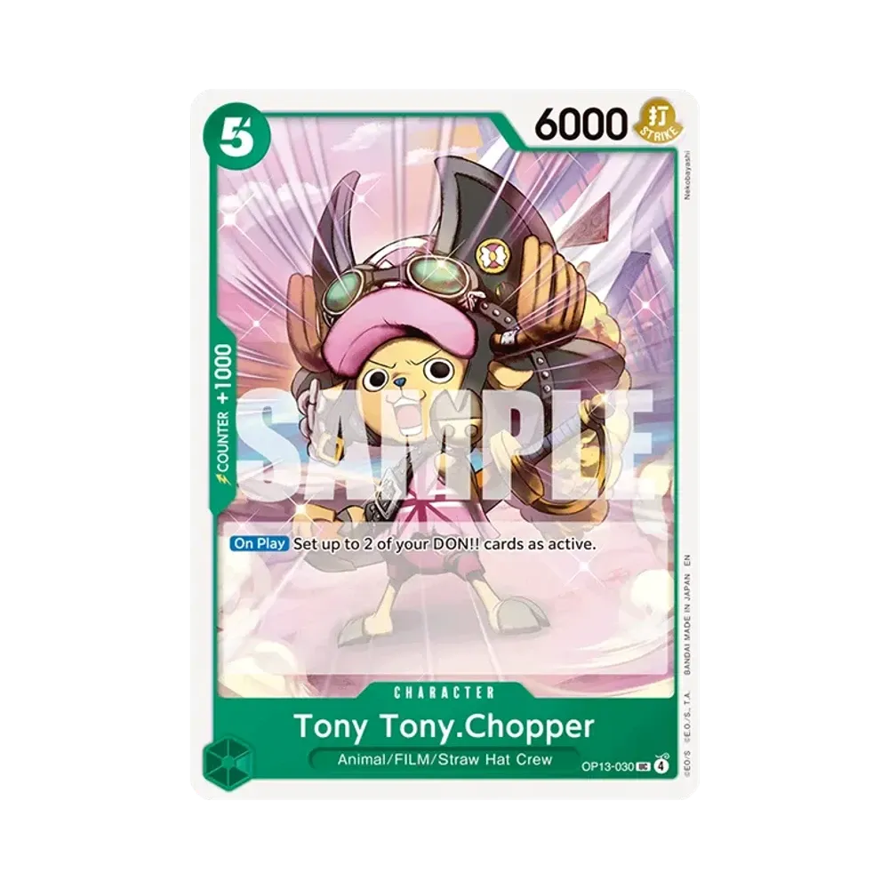 【Raw】 Tony Tony.Chopper UC [OP13-030][Versione inglese](Booster Pack OP013 "PORTANDO AVANTI LA SUA VOLONTÀ