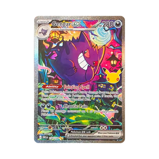 【Raw】 Gengar ex SIR [30C EN 154/128]【English Version】(Elite Trainer Box"30th CELEBRATION