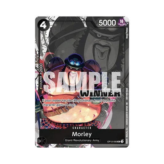 【Raw】 Morley UC [OP12-093][English Version](Promo Card"Winner Pack 2026 Vol.1