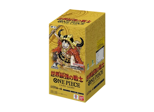 One Piece Card Game Booster Pack "World's Strongest Warrior" Box OP-17