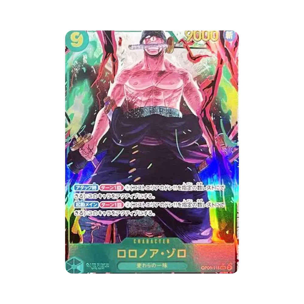 【PSA10】 Roronoa Zoro SEC0P [OP06-118] (Booster Pack OP006 "ALI DEL CAPITANO)