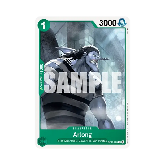 【Raw】 Arlong C [OP16-023][English Version](Booster Pack OP016 "THE TIME OF BATTLE