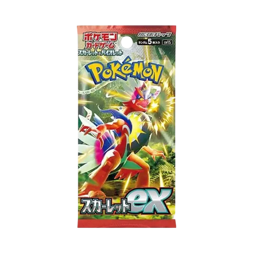 【SV1S】 Pokémon TCG: Karmesin & Purpur Erweiterungspaket Karmesin ex Pack