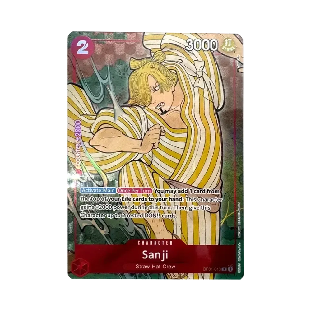 【PSA10】 Sanji R [OP01-013] English Version (1st Anniversary Set)