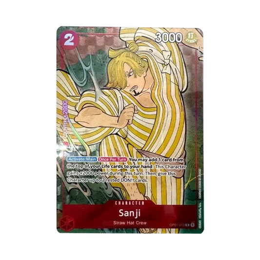 【PSA10】 Sanji R [OP01-013] English Version (1st Anniversary Set)