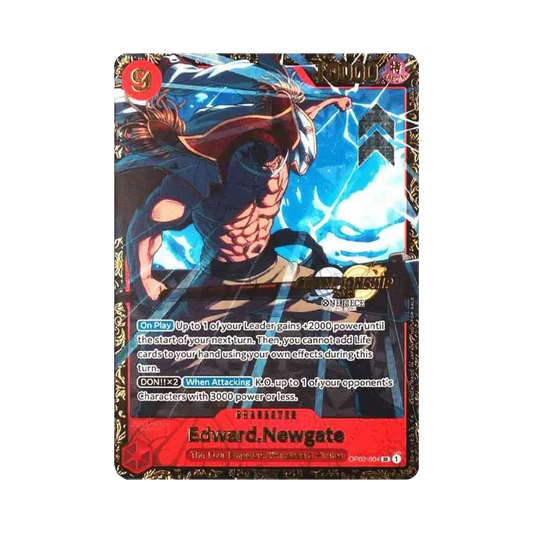 【PSA10】 Edward.Newgate SR [OP02-004] Englische Version (Promokarte "Championship 2023 Offline Regional Top 16)