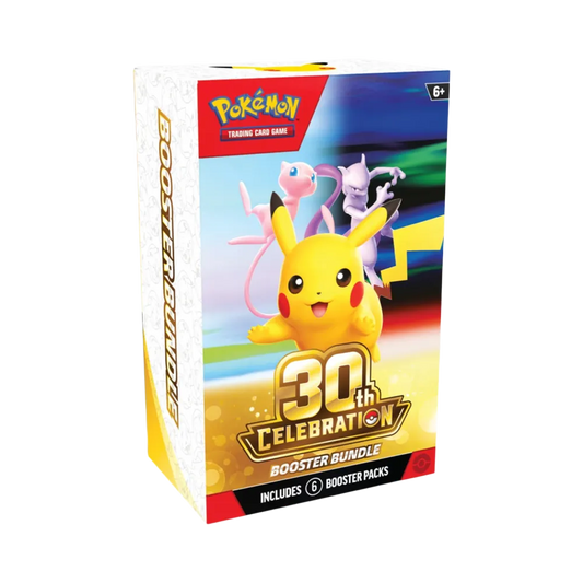 【30C0PEB0PC】 Pokémon TCG: Mega-Entwicklung (Englische Version) Booster-Bundle 30. Jubiläums-Box