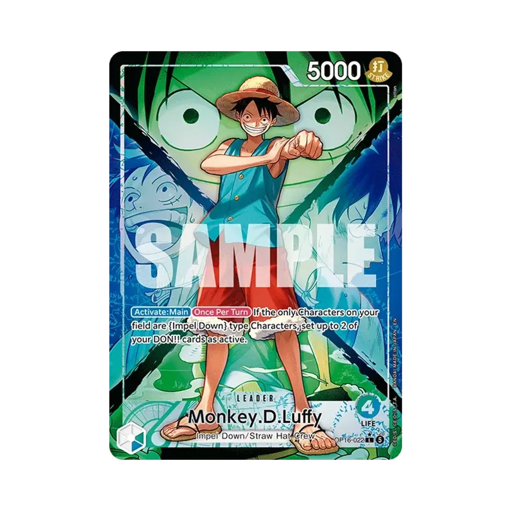 【PSA10】 Monkey.D.Luffy L0P [OP16-022][English Version](Booster Pack OP016 "THE TIME OF BATTLE