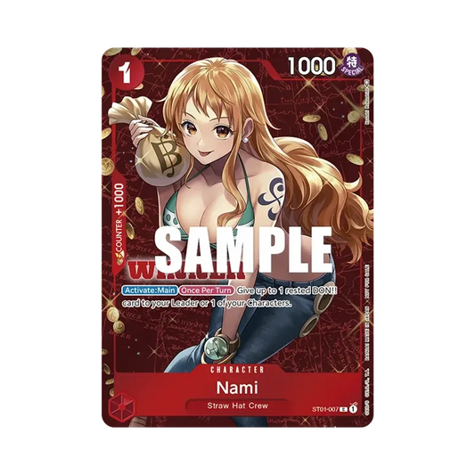 【Raw】 Nami:Vincitrice C [ST01-007][Versione inglese](Carta promozionale "Tournament Pack Vol.3 0Vincitrice0