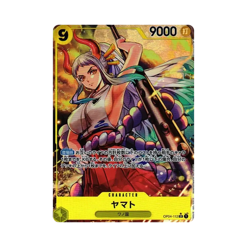 【PSA10】 Yamato SR0P [OP04-112] (Booster Pack OP004 "REGNI DI INTRIGHI"