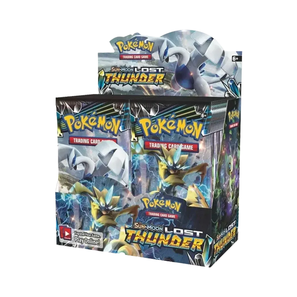 【For pricing, please contact us via Instagram DM】 LOT Pokémon TCG (English Version) Sun & Moon Lost Thunder Booster Display Box