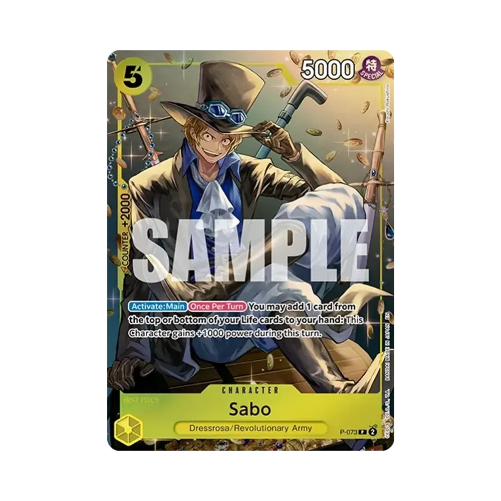 【PSA10】 Sabo P [P-073][Versione inglese]("Set di 10 bustine Vol.2