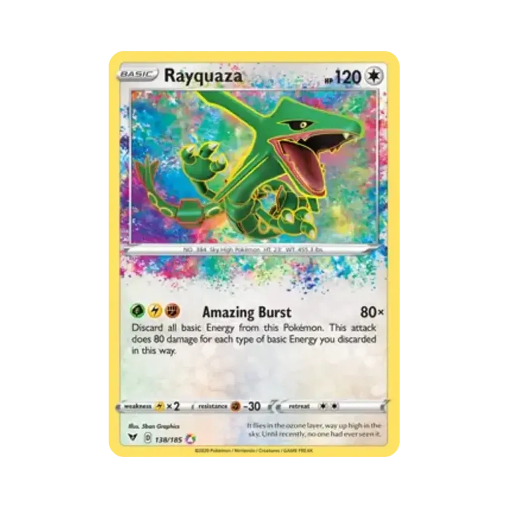 【PSA10】 Rayquaza A [138/185][Englische Version](Schwert & Schild "Vivid Voltage")