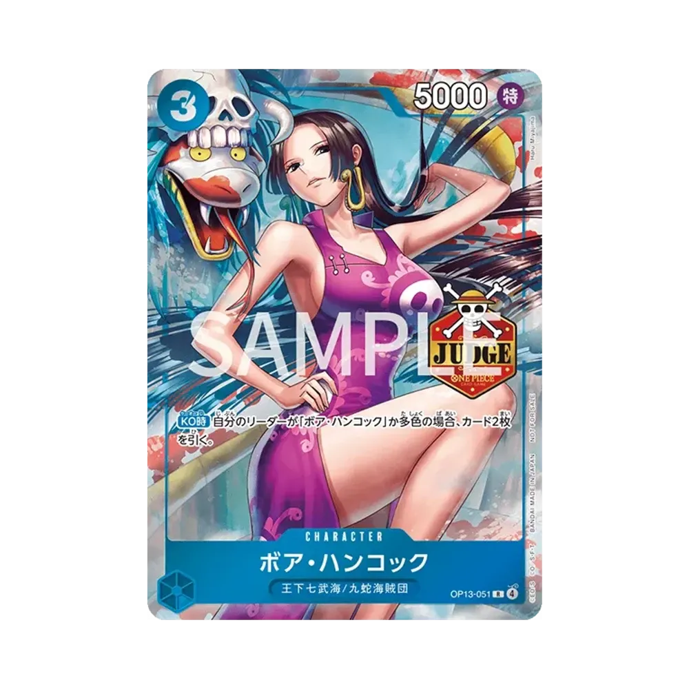 【Raw】 Boa Hancock R [OP13-051](Promo Card"Official Judge Promo Pack Vol.3