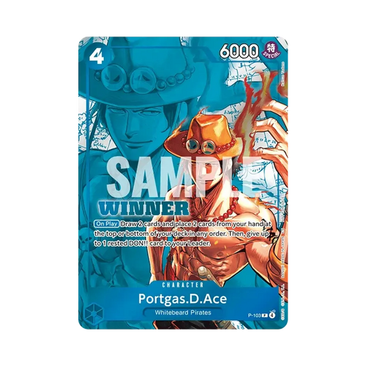 【Raw】 Portgas.D.Ace P [P-103][Versione inglese](Carta promozionale "Winner Pack 2026 Vol.2