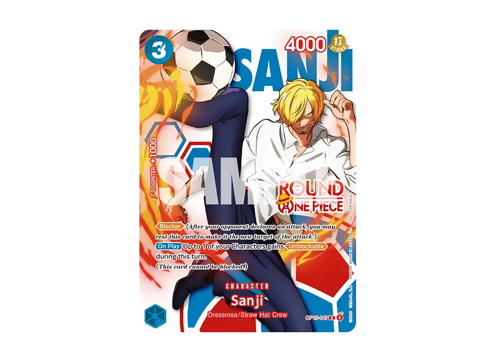 【Raw】 Sanji R [OP15-047][English Version](Promotion CardROUND1 Promotion Pack)