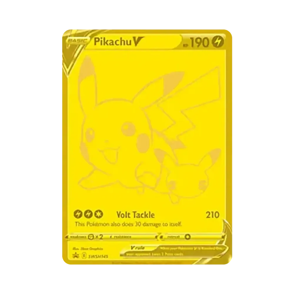 【Raw】 PikachuV [SWSH145][English Version](Sword&Shield"Promo Card